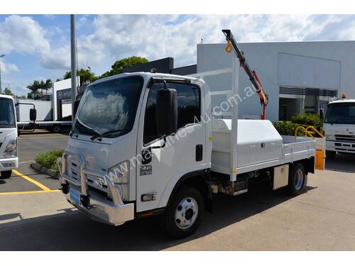 2013 ISUZU NPR 275 - Service Trucks - Truck Mounted Crane - Tray Truck - Tray Top Drop Sides