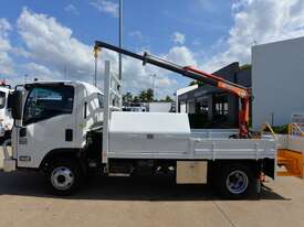 2013 ISUZU NPR 275 - Service Trucks - Truck Mounted Crane - Tray Truck - Tray Top Drop Sides - picture0' - Click to enlarge