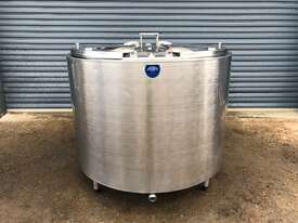 1,800ltr Jacketed Food Grade Stainless Steel Tank - picture0' - Click to enlarge