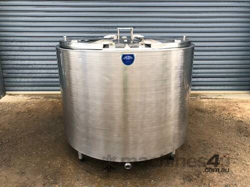 1,800ltr Jacketed Food Grade Stainless Steel Tank