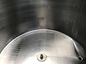 1,800ltr Jacketed Food Grade Stainless Steel Tank - picture2' - Click to enlarge