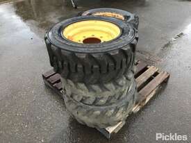 5 x Bobcat Wheels f/w Tyres - picture1' - Click to enlarge