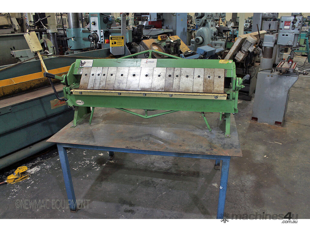 Used herless Herless 1 2m x 1 2mm Panbrake Folder Pan Brakes & Folders