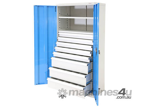 Heavy Duty Industrial Storage Cabinets 8 Drawer Cabinet ( 5 x 100mm & 3 x 200mm drawers)