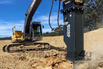 Boss Hydraulic Rock Breaker Suitable for 28-35T Excavators - Built to Last!