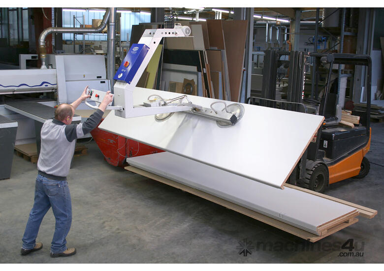 caption VacuMaster for lifting sheet steel, capacities of 75kg to 2000kg
