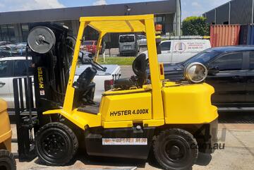 ACTIVE FORKLIFTS - Hyster 4 ton Container forklift for sale side shift solid tyres