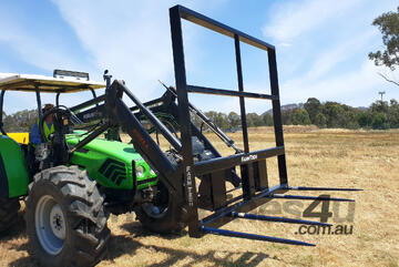 FARMTECH FTM-4TBH (HIGH) SQUARE BALE FORKS W/O TINES (1.8M HIGH)