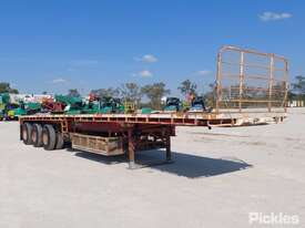 1988 AFM Tri Axle Flat Top Trailer - picture0' - Click to enlarge