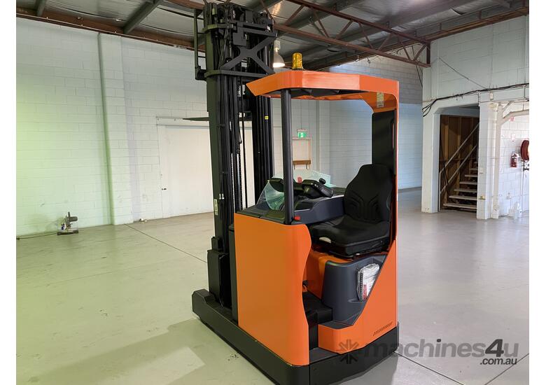 Used 2011 Toyota BT RRE160 7000mm WAREHOUSE REACH TRUCK Ride on Reach ...