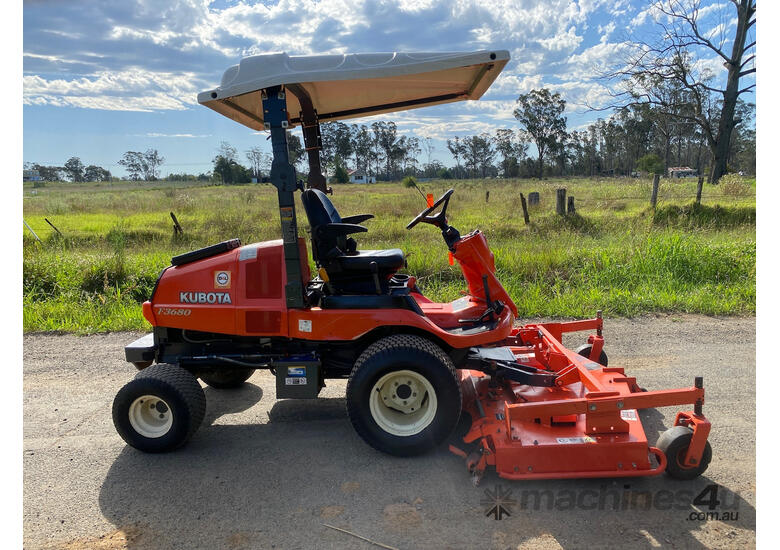 caption Kubota F3680 Front Deck Lawn Equipment