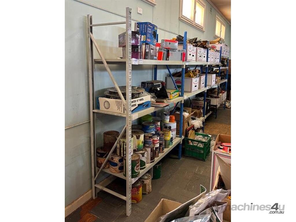 Used 4 X BAY SHELVING UNIT 4 X BAY SHELVING UNIT MISC Racking/Shelving ...