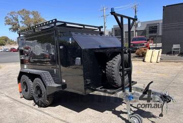 8x5 Tradie Trailer - Black 3500KG ATM Builders Trailer Pack BIGMAN TRAILER