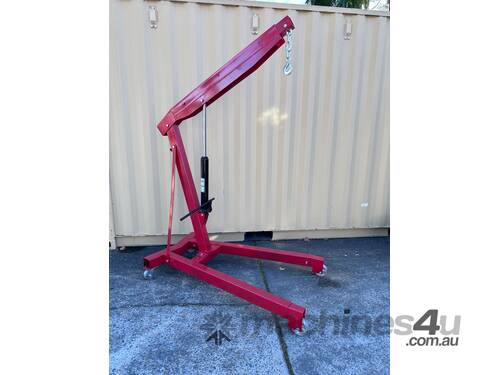 caption 2 Ton Hydraulic Engine Crane Folding Hoist