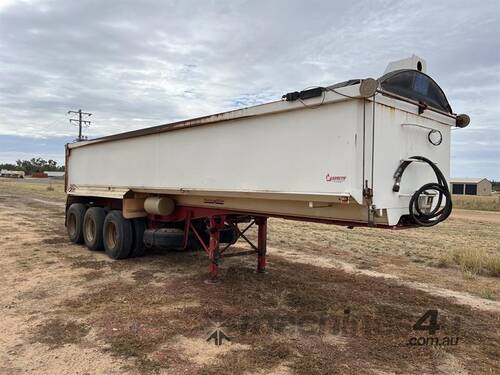 2007 HAMELEX CHASSIS TIPPER TRAILER, 10 STUD