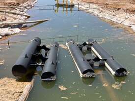 2x Pontoon Mounted Submersible Pumps And Pipe. - picture0' - Click to enlarge