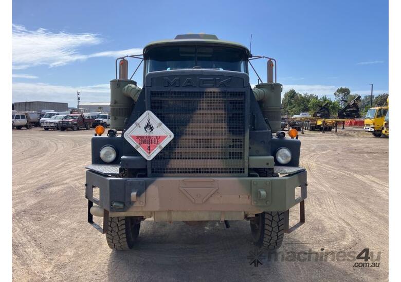 caption 1982 Mack RM6866 RS Rigid Day Cab (Fuel Tanker)
