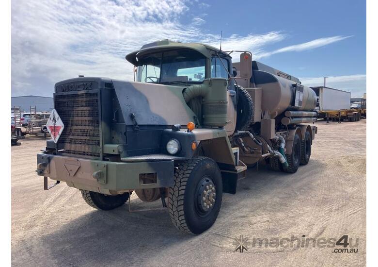 caption 1982 Mack RM6866 RS Rigid Day Cab (Fuel Tanker)