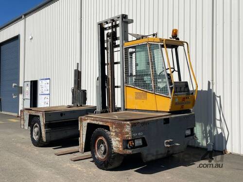 caption 2000 Baumann Side Loader Forklift