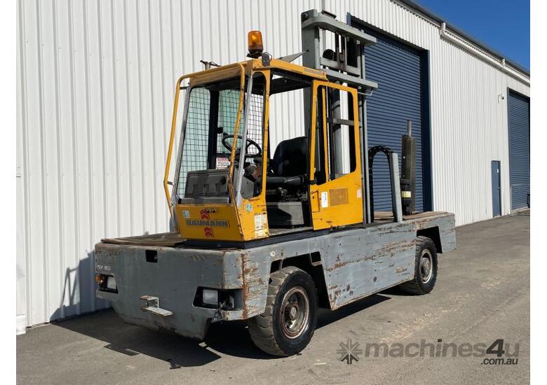 caption 2000 Baumann Side Loader Forklift