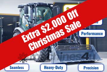 Trident Plus Synchromesh Model 60HP 4WD A/C Cabin Tractor with 4-in-1 Bucket (3,900kg Gross Weight)