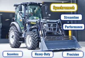 Trident Plus Synchromesh Model 60HP 4WD A/C Cabin Tractor with 4-in-1 Bucket (3,900kg Gross Weight)