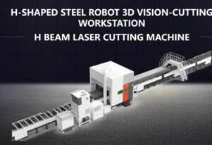 HG Tech CNC Coping Robot 20kW Laser Beamline Machines