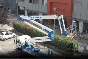 ALTEQUIP - Socage 32DJ Truck Mounted Boom Lift & Hydraulic Jib - 32m Height 18m Reach