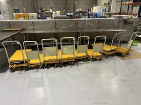 9x Scissor Lift Tables - picture0' - Click to enlarge