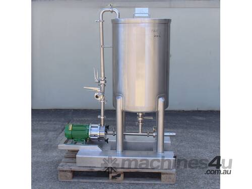 Stainless Steel Emulsifying Tank.