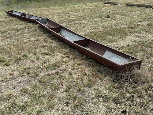 STEEL FEED TROUGHS