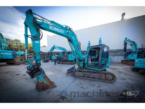 caption KOBELCO SK85MSR-3 EXCAVATOR