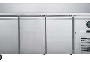 FED-X Stainless Steel Three Door Bench Freezer - XUB7F18S3V