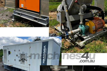 Minetek Land Based Water Evaporator, Diesel Generator & Mine Spec Control Panel Package