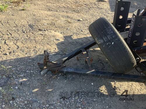 caption 2009 ELF Trailers Single Axle Bike Trailer