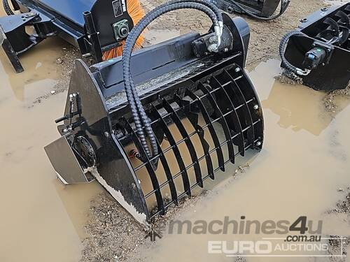 caption Unused Captok Mixing Bucket, Maximum Flow:60L/min to suit Mini Skidsteer Loader