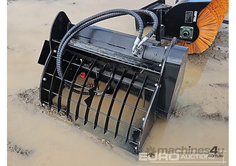 caption Unused Captok Mixing Bucket, Maximum Flow:60L/min to suit Mini Skidsteer Loader