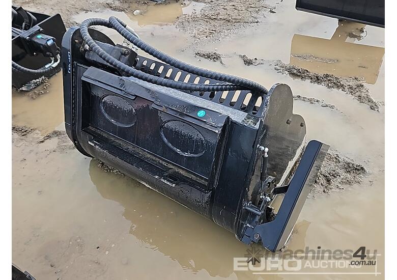 caption Unused Captok Mixing Bucket, Maximum Flow:60L/min to suit Mini Skidsteer Loader