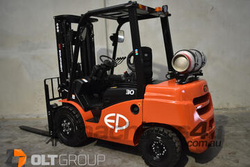   EP 3 Tonne LPG/Petrol Forklift 4.8m Container Mast with Sideshift & Fork Positioner