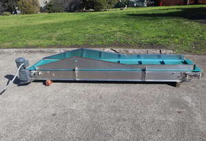 Stainless Steel Elevator Incline Conveyor - 3.1m Long