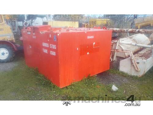 4,400 ltr Bunded diesel fuel tank , Ex Coates hire , diesel supply tank,