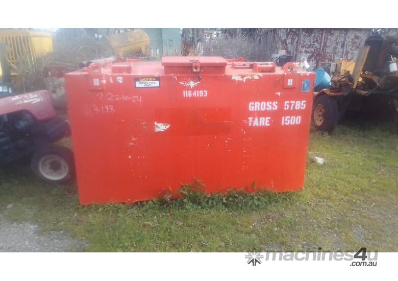4,400 ltr Bunded diesel fuel tank , Ex Coates hire , diesel supply tank,