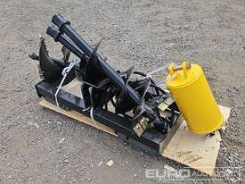 Unused Captok Auger Drive & 3 Augers to suit Skidsteer Loader  - picture2' - Click to enlarge