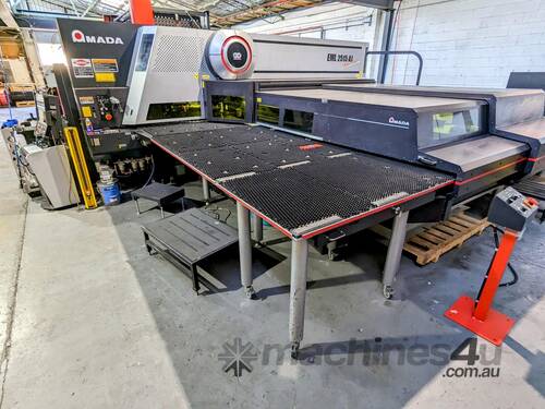 2021 Amada EML2515AJ Combination 4M Spec. Turret Punch & Laser with Automation