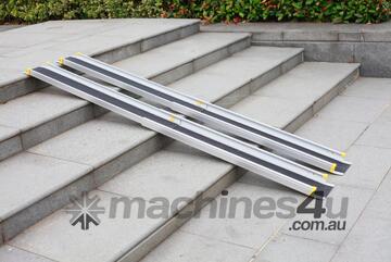 2.1M 270kg Two Section Deluxe Telescopic Wheelchair Ramp