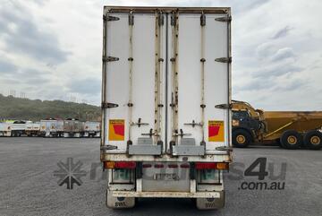 1998 Haulmark 3ST37 Tri Axle Flat Top Curtainside B Trailer 1998 Haulmark 3ST37 Tri Axle Flat Top Curtainside B Trailer