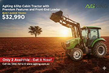 AgKing - 65HP Premier Cabin Tractor with Front End Loader