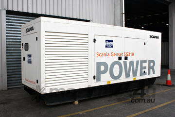 310kVA Pre-owned Scania Enclosed Generator