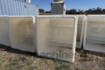 Bins Plastic with lids 1,900Ltr 1450mm x 1650mm x 1220mm high external