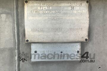 2016 Krueger ST3 Tri Axle Refrigerated Rollback A Trailer